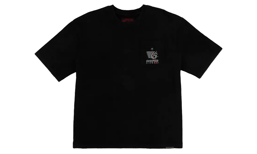 GODSPEED NEW YORK Air Paris Pocket Tee "Black" GS697