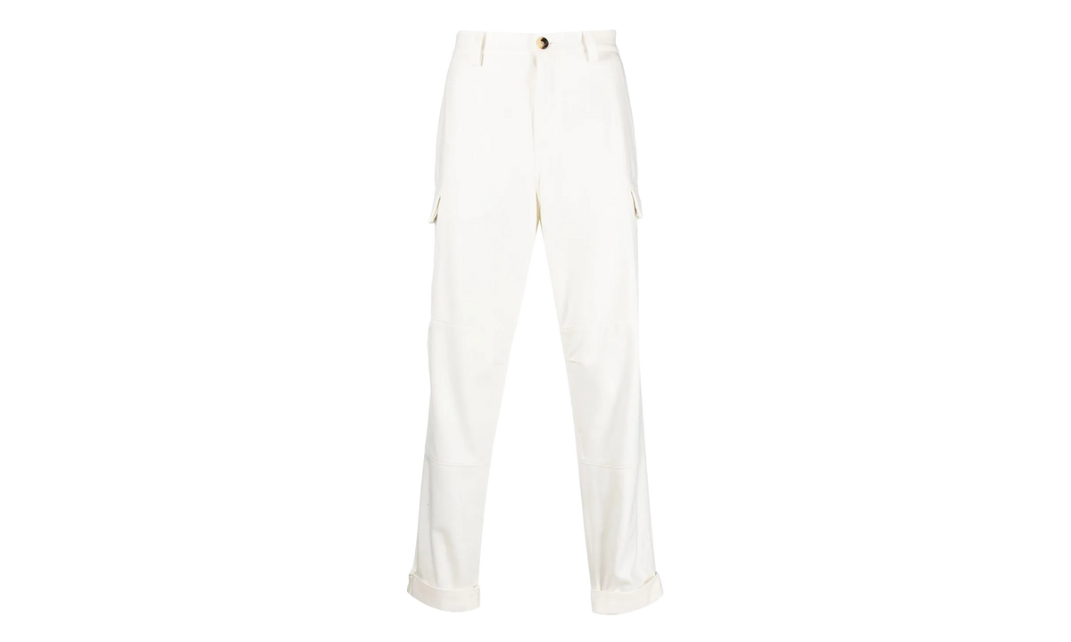 BRUNELLO CUCINELLI Cargo Trousers With Cuffs "Cream" BRUN438