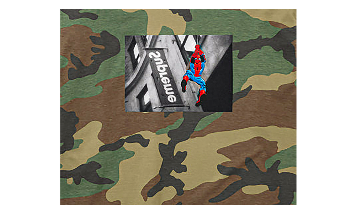 Supreme Spider-Man Tee "SS26 - Woodland Camo" SU27040