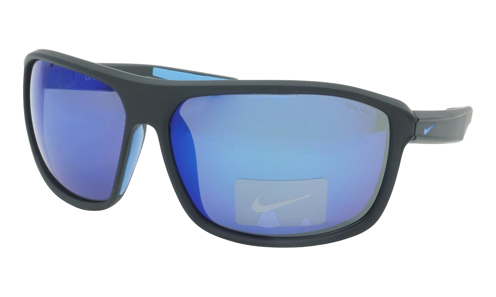 Nike Premier Stride Sunglasses "Matte Black / Blue Mirror" IB3286X 010