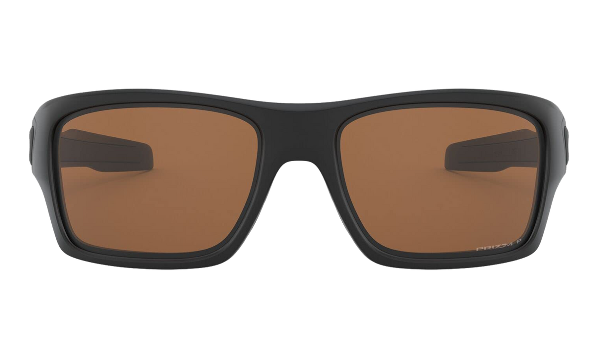 Oakley Turbine Polarized Sunglasses "Matte Black / PRIZM Tungsten" OO9263 40