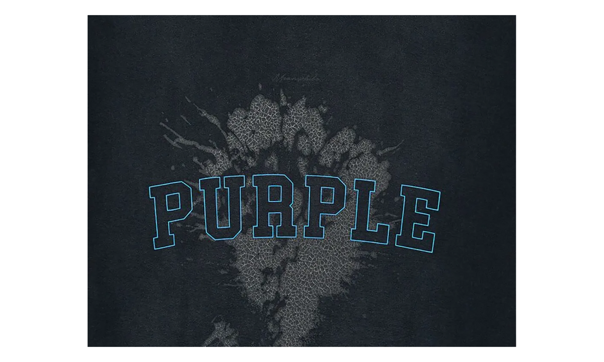 Purple Brand Textured Sky High Tee "Black" P104 JSBB324