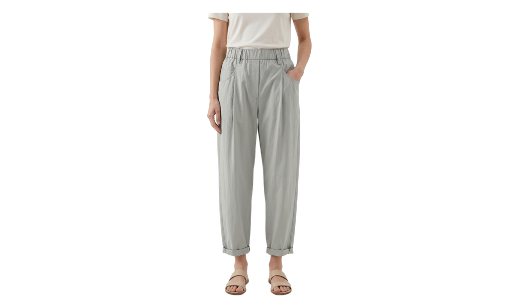 Brunello Cucinelli Relaxed Trousers WMNS "Light Grey" BRUN1600