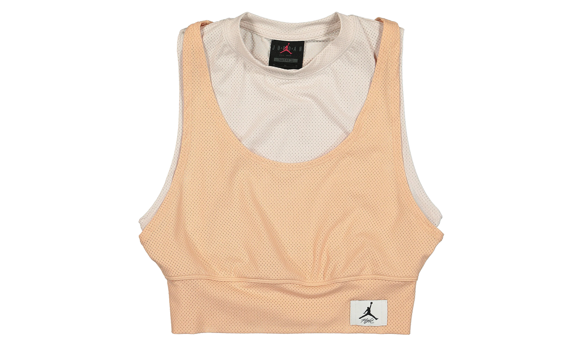 Air Jordan Essentials Crop Top WMNS "White Onyx / Light Orewood Brown" DN0602 268