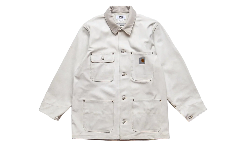 CARHARTT WIP Coated Clapton Jacket "Junya Watanabe Man - White" WOJ9171001