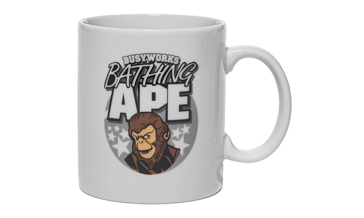 Bape A Bathing Ape Busyworks Mug "White" 1J20 193 001 WHITE