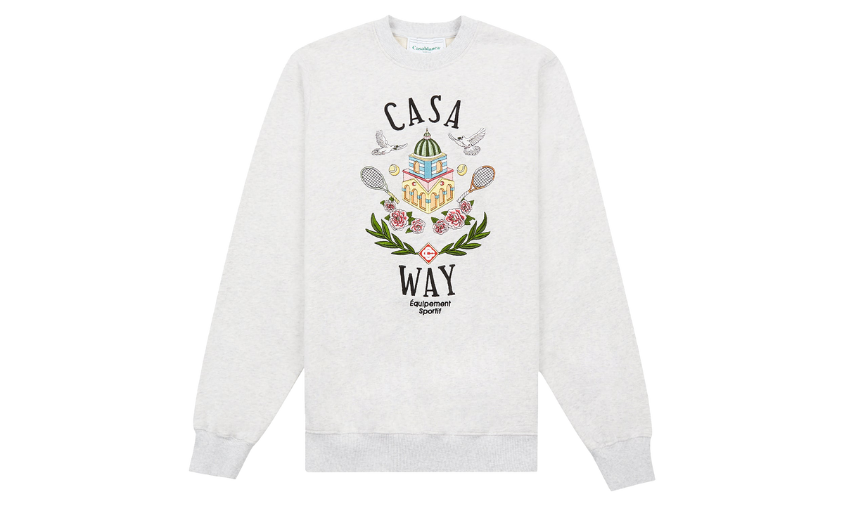 Casablanca Casa Way Embroidered Sweatshirt "Grey" MF23 JTP 001 15