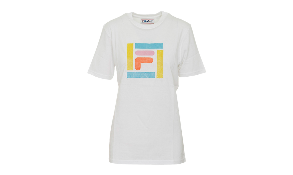 Fila Monique Grass Logo T-Shirt WMNS "White" LW016152 100