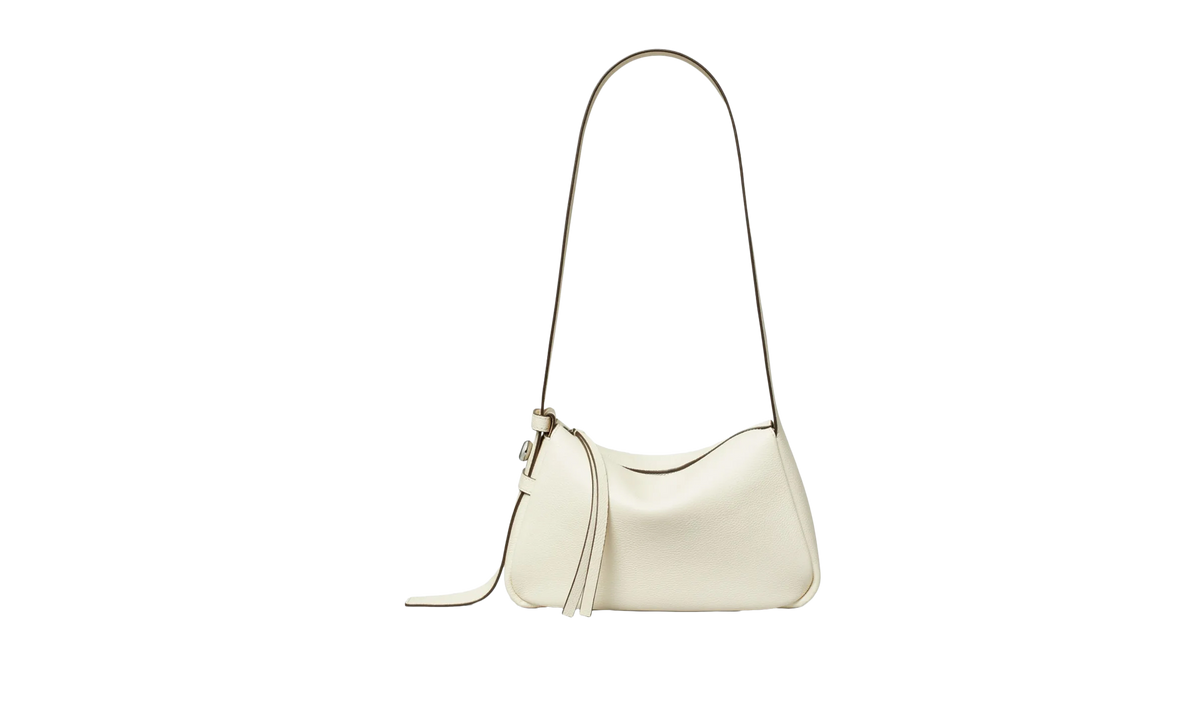 Tory Burch Small Romy Shoulder Bag "Light Cream" 176674 921