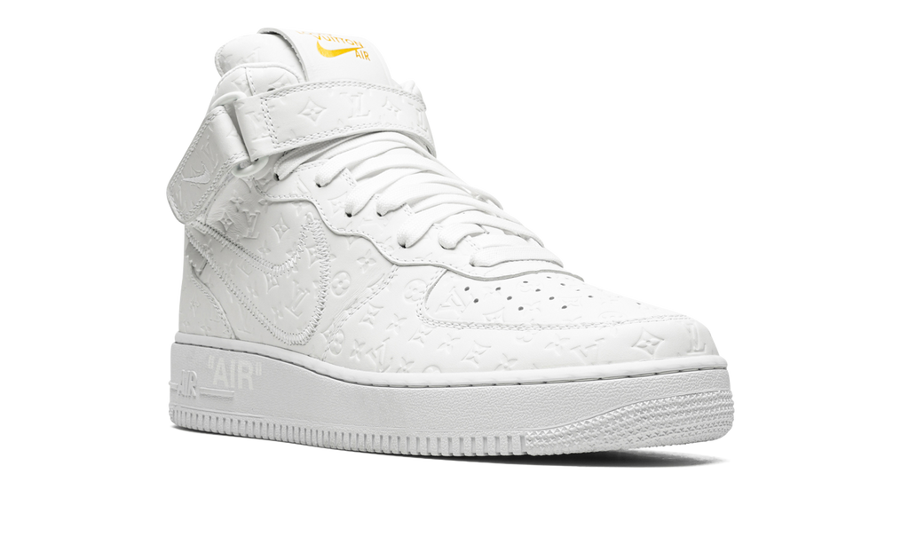 Nike Louis Vuitton Air Force 1 Mid "Virgil Abloh - White/White" 1A9V90