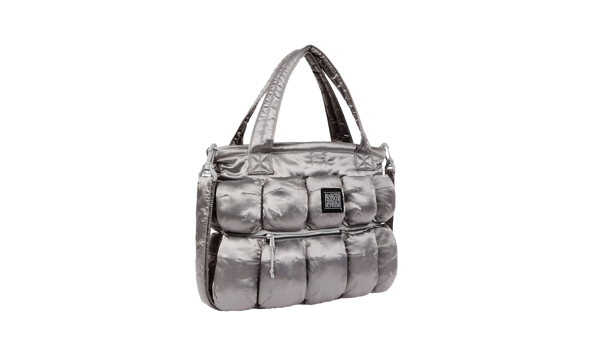 Supreme Marithé + François Girbaud Pokachu Puffer Tote Bag "Silver" SU25447