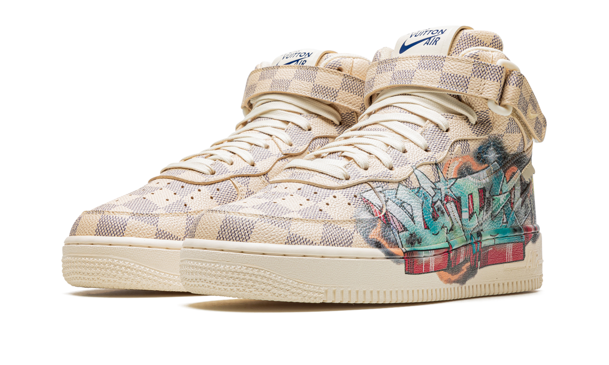 Nike Louis Vuitton Air Force 1 Mid "Virgil Abloh - Graffiti" 1A9VE0