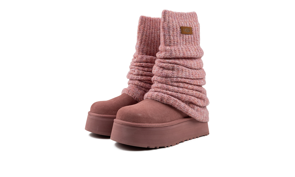 Ugg Classic Mini Dipper Legwarmer Boot WMNS "Pink Dawn" 1178990 PDW