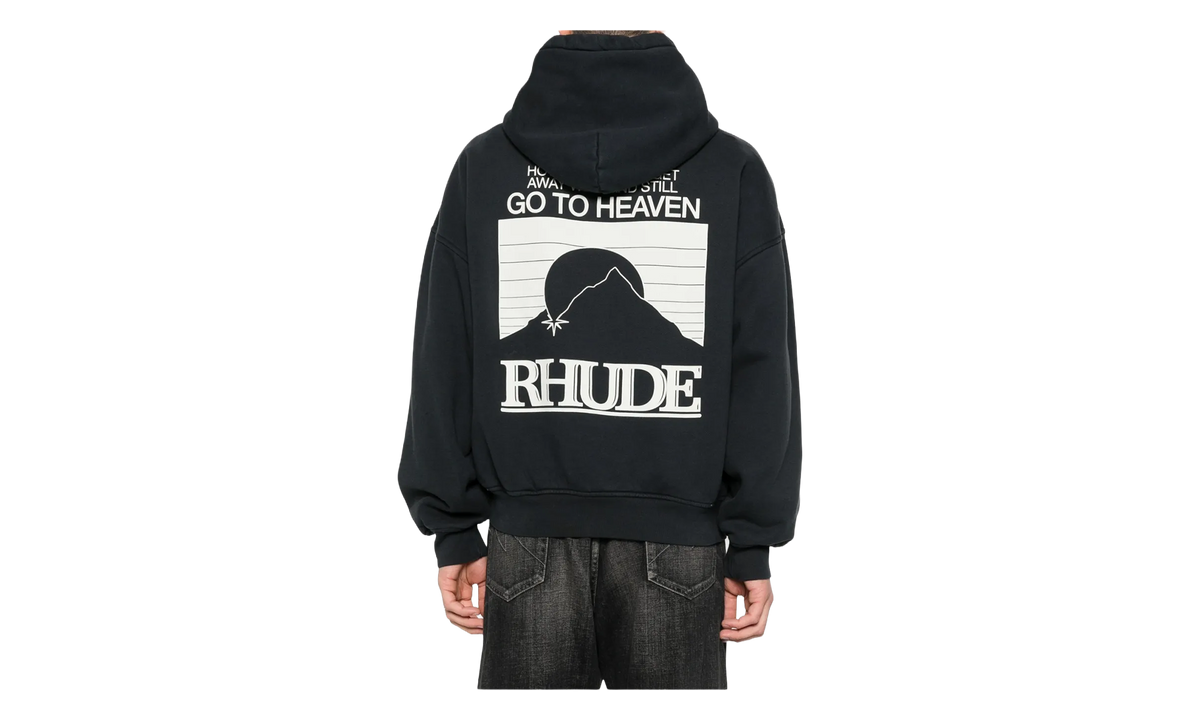 RHUDE Moonlight Pack Hoodie "Vintage Black / White" RHPS26HO03012