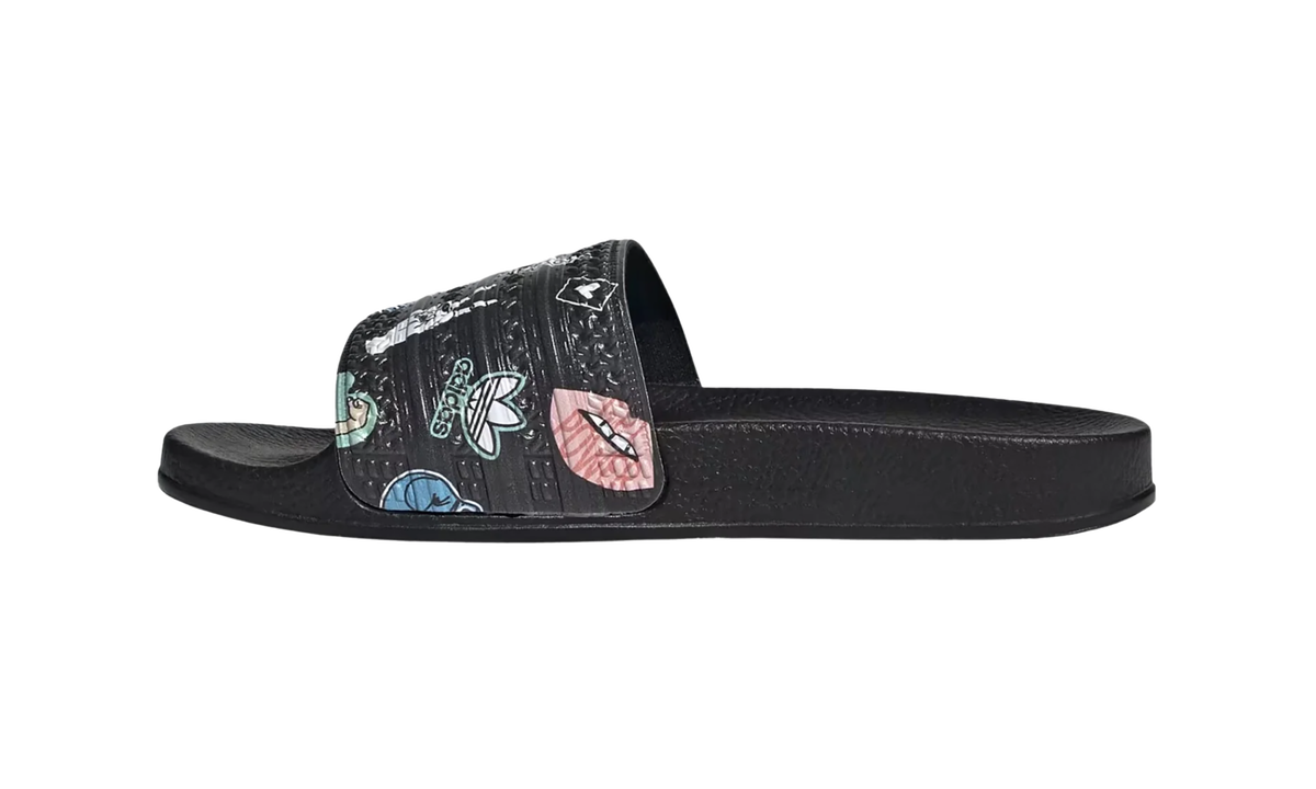 ADIDAS Adilette Slide GS "Empowering Graphics - Black" FX6350