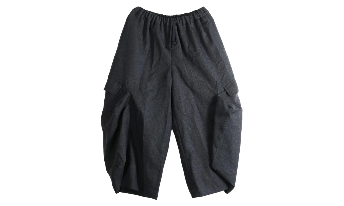 Comme des Garcons Flared Hem Wide-Leg Pants WMNS "Charcoal Grey" RR P013 051 CHARCOAL GREY