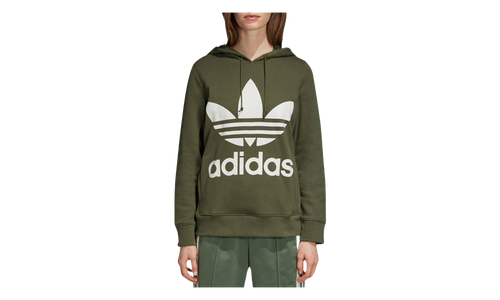 Adidas Adicolor Classics Trefoil Hoodie WMNS "Base Green" DH3139