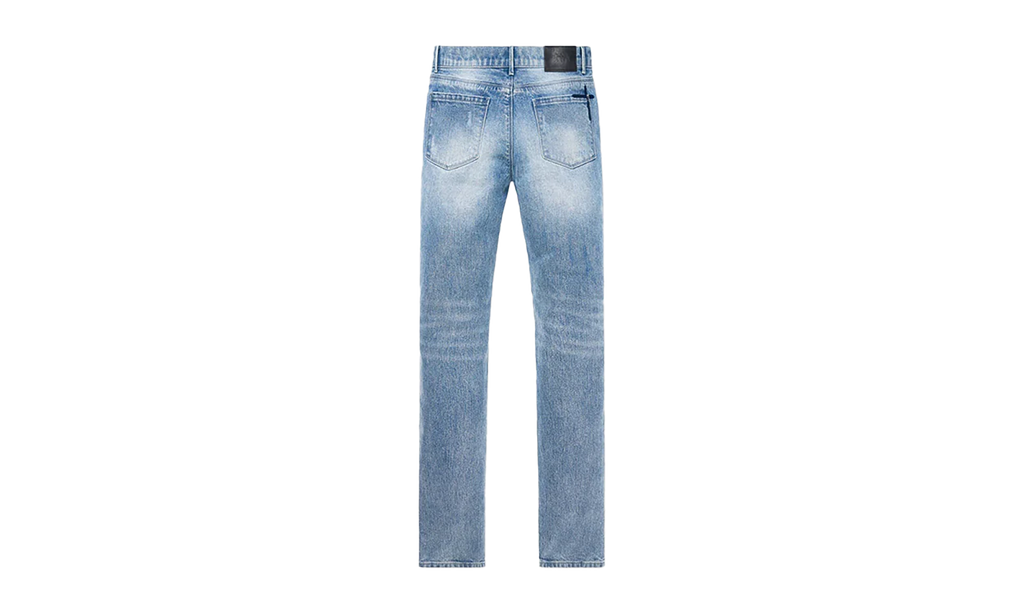 Rta BRYANT Ripped Denim Slim Pant "Medium Blue" MF23D671 B1205RPMDB