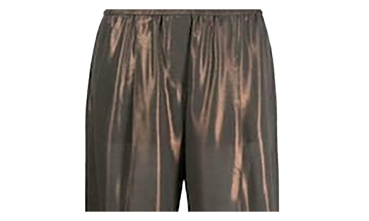 Brunello Cucinelli Wide Leg Cropped Trousers WMNS "Metallic" BRUN444