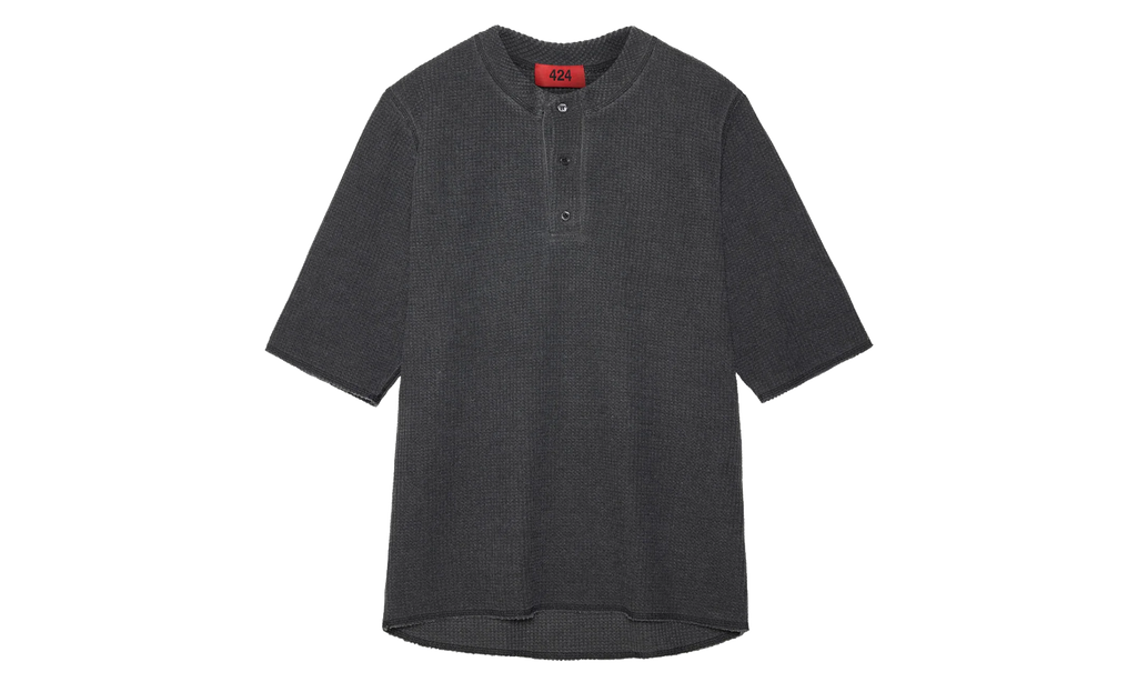 424 Short-Sleeve Thermal Jersey "Vintage Black" FF6SMH07APJE527990