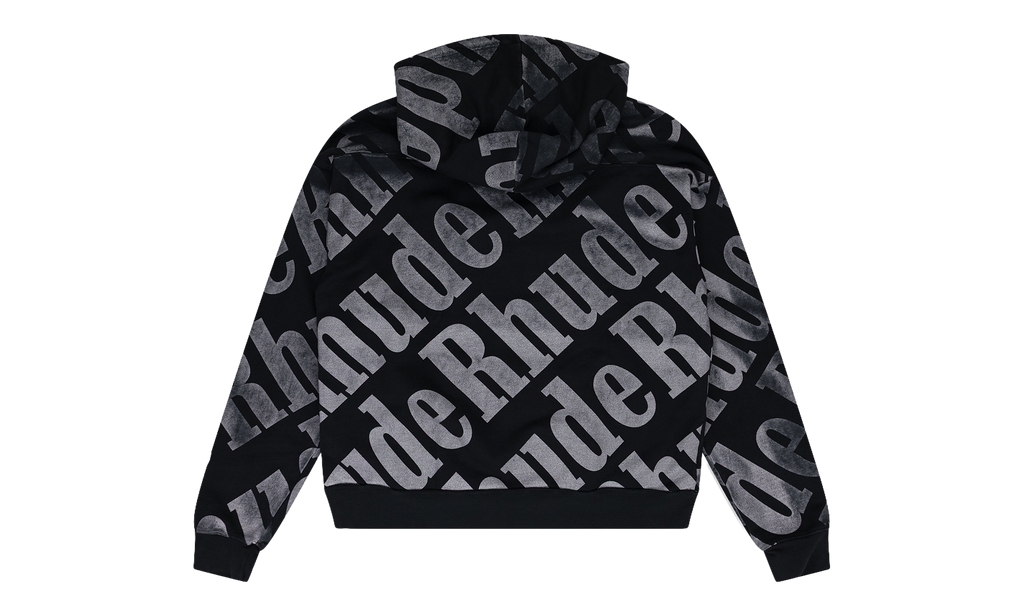 Rhude All Over Hoodie "Black" RHDMHDS1949 BLK