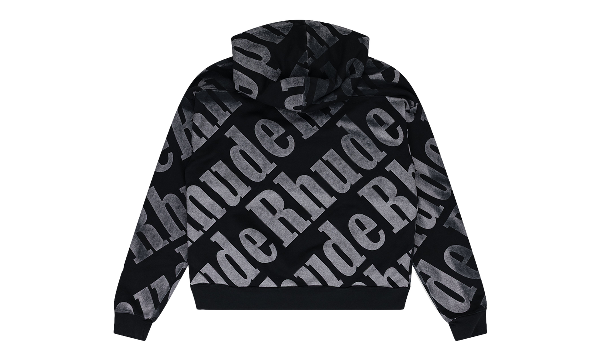 Rhude All Over Hoodie "Black" RHDMHDS1949 BLK