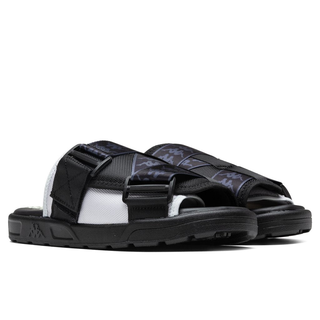 Kappa 222 Banda Mitel 1 Sandals - Black/Grey