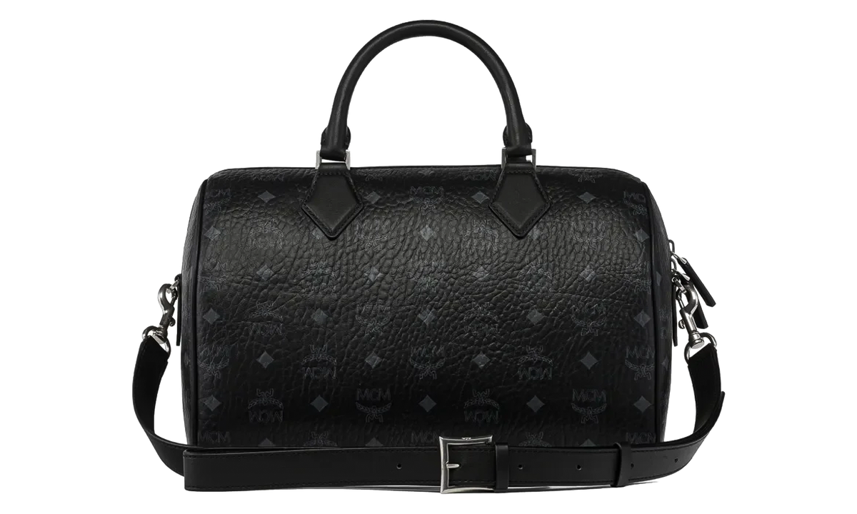 Mcm Ella VI Medium Boston Bags "Black" MWBGSEA01 BLACK