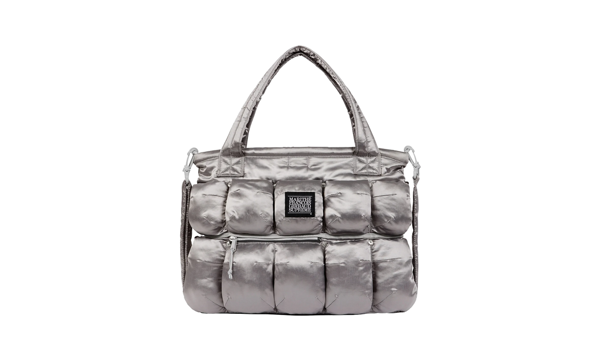 Supreme Marithé + François Girbaud Pokachu Puffer Tote Bag "Silver" SU25447