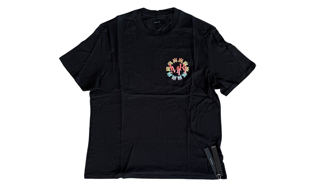 Amiri Rainbow Logo T-Shirt "Black" EXMJL005 632