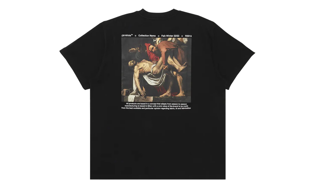 Off-White Carav Deposition Over T-Shirt "Black / White" OMAA038C99JER0091001
