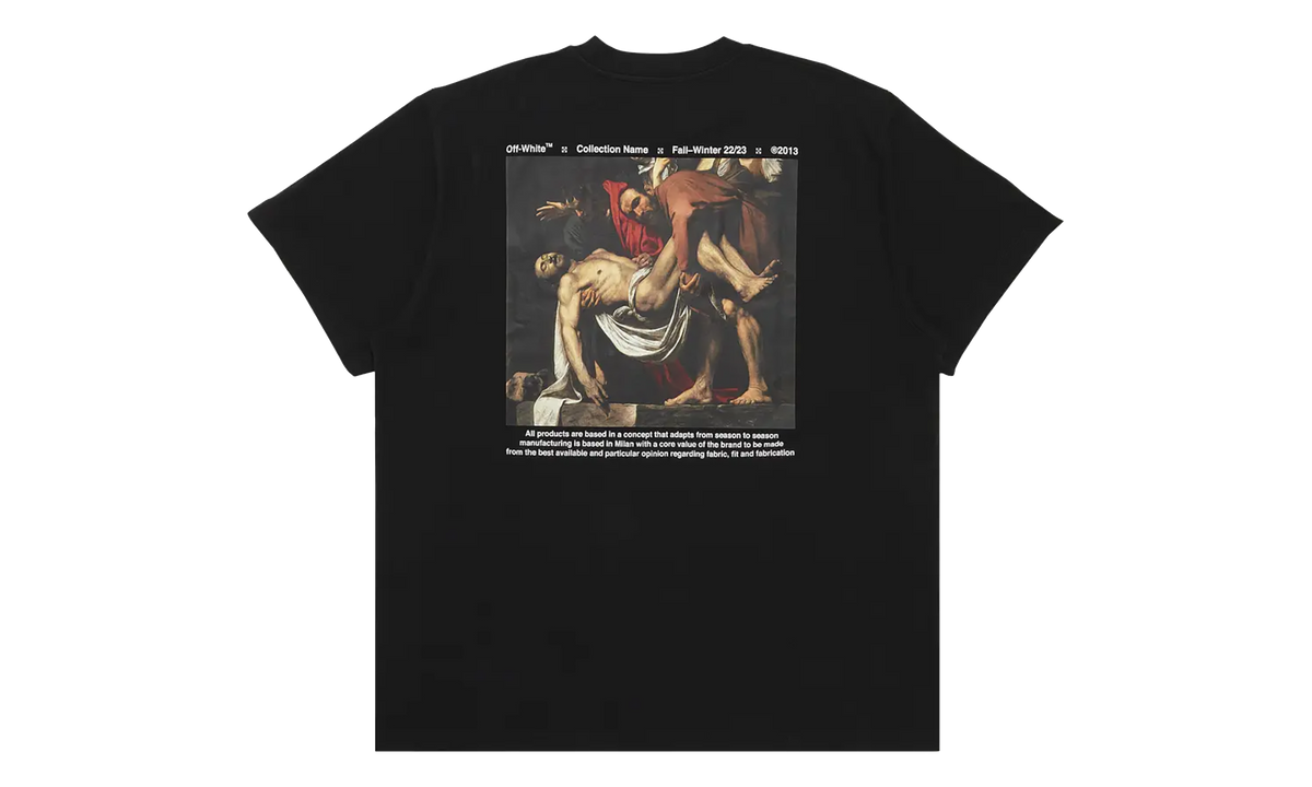 Off-White Carav Deposition Over T-Shirt "Black / White" OMAA038C99JER0091001