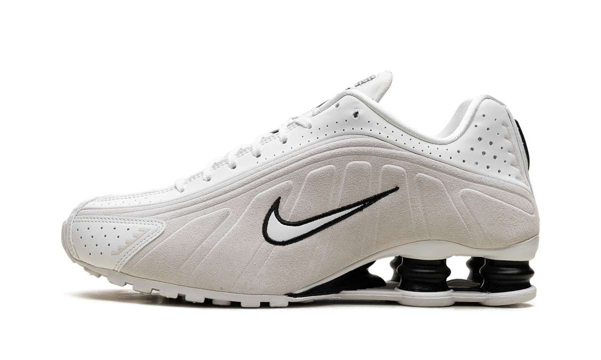 Nike Shox R4 WMNS "White Black Suede" HQ7739 100