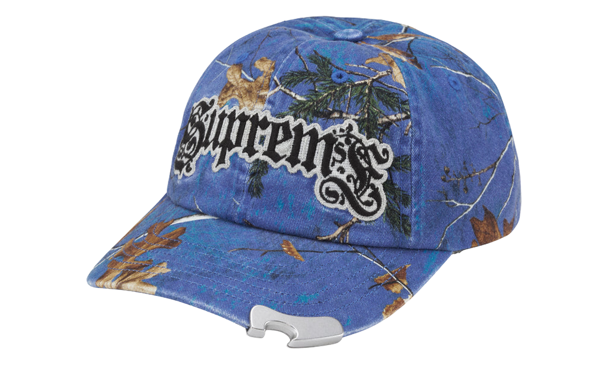 SUPREME Bottle Opener 6 Panel "FW26 - Realtree Xtra Royal Camo" SU28487