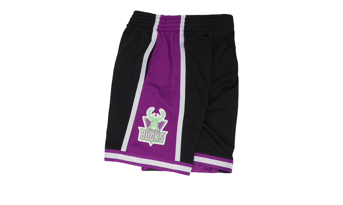 Mitchell & Ness Swingman Shorts "NBA Milwaukee Bucks 2000" SMSHGS20097 MBUBLCK00