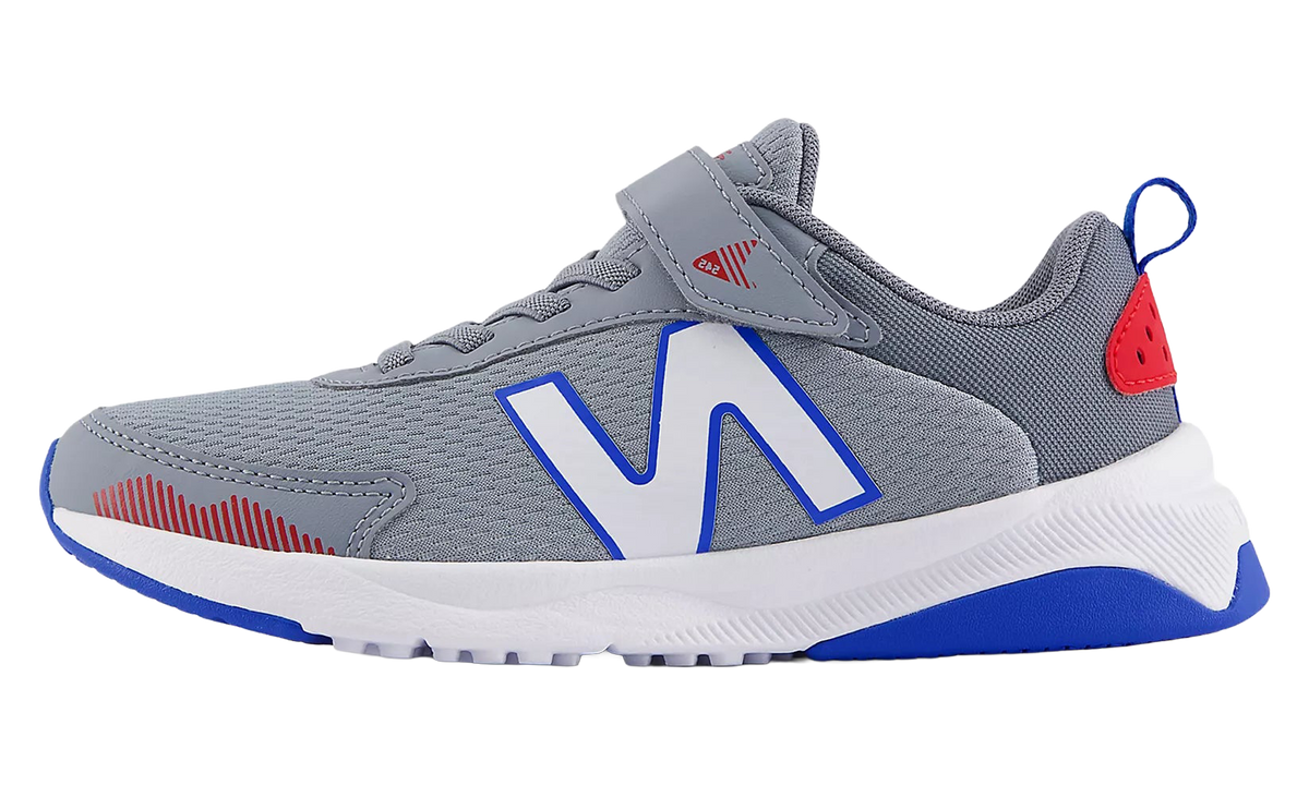 NEW BALANCE DynaSoft 545 V1 Bungee Lace with Top Strap PS "Steel / Team Red / Blue Oasis" PT545GR1 W