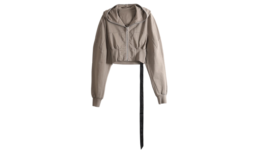 Rick Owens DRKSHDW Collage Gimp Hoodie WMNS "Dust" DS02F6233 RIG 34