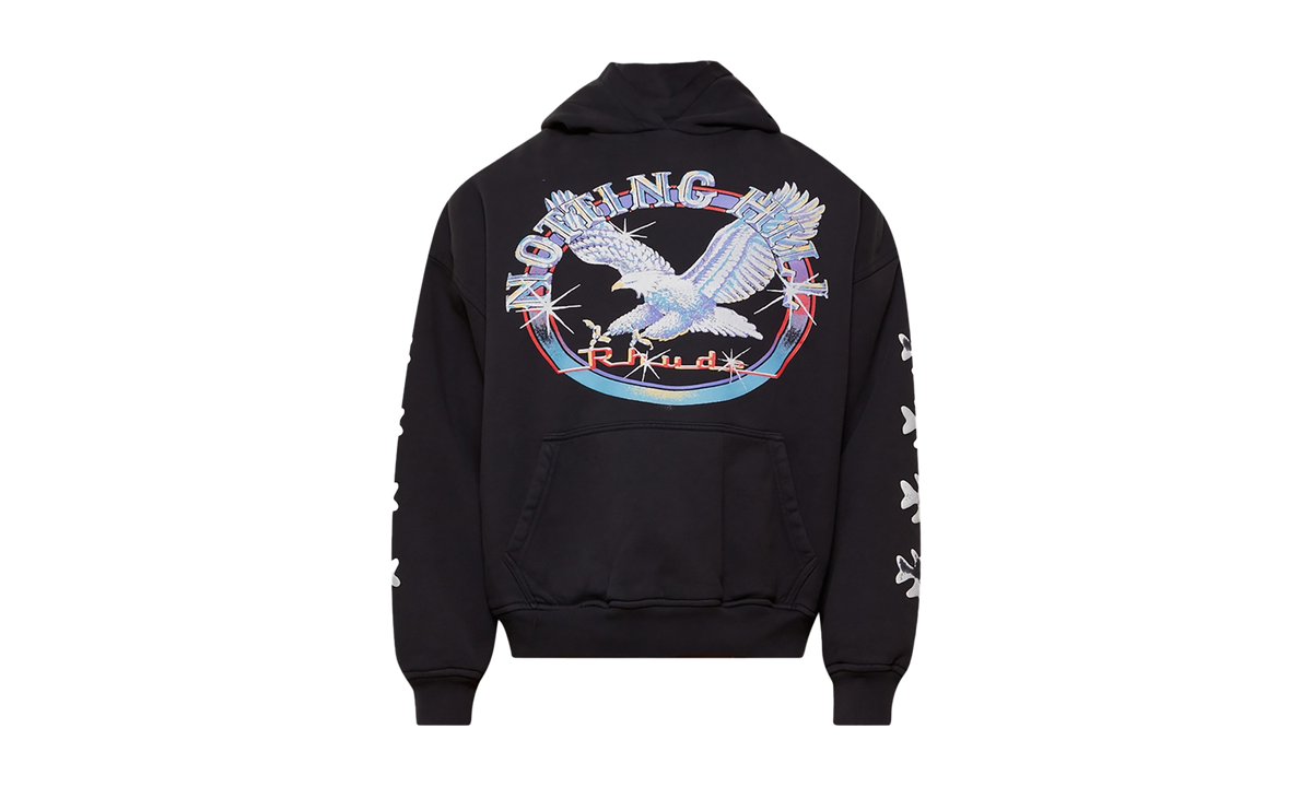 Rhude Notting Hill Eagle Hoodie "Vintage Black" RHPF25HO09012 0027