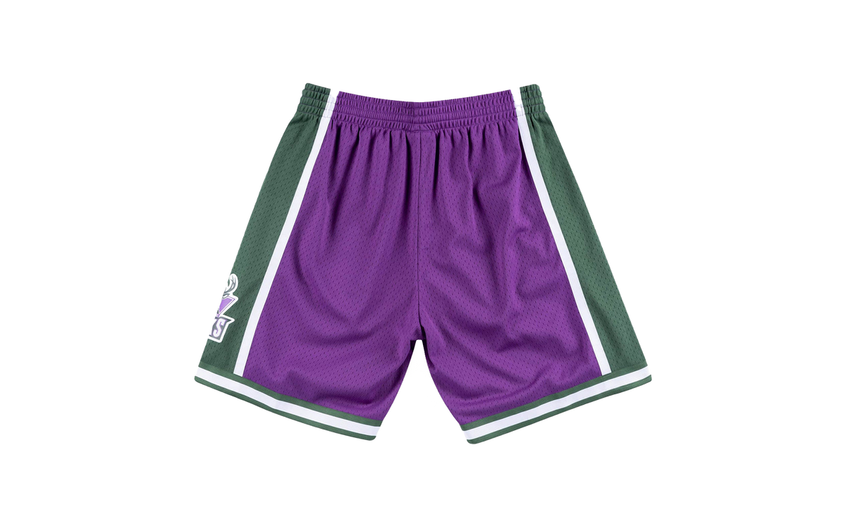 Mitchell & Ness NBA Swingman Milwaukee Bucks Road 0001 Men's Shorts "Purple" SMSHGS18032 MBUPURP00