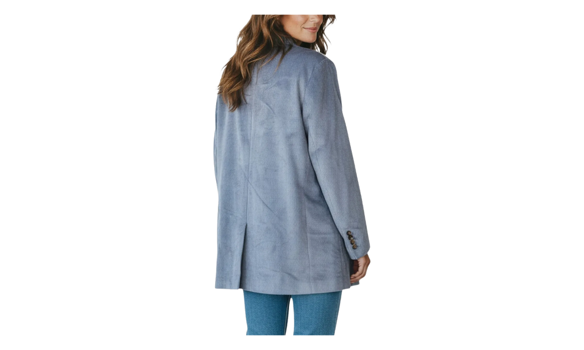 BRUNELLO CUCINELLI Corduroy Blazer WMNS "Sky Blue" BRUN1436
