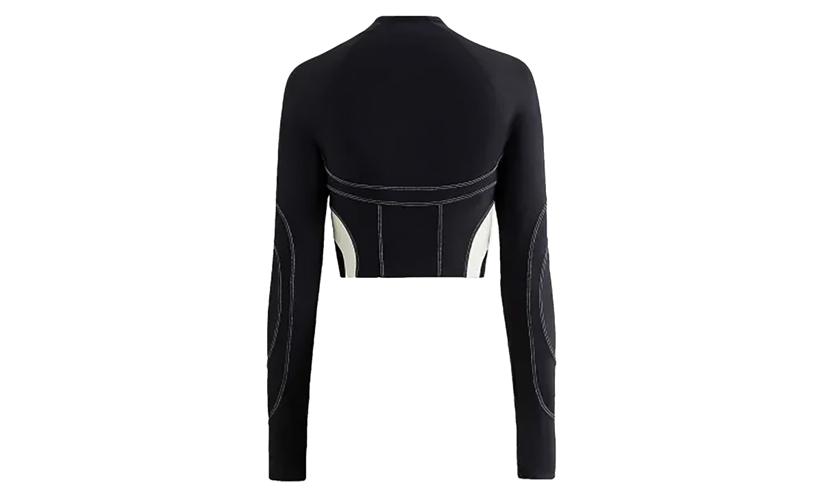 Kith Sora Seamed Track Zip Long Sleeve WMNS "Black" KHW030465 001