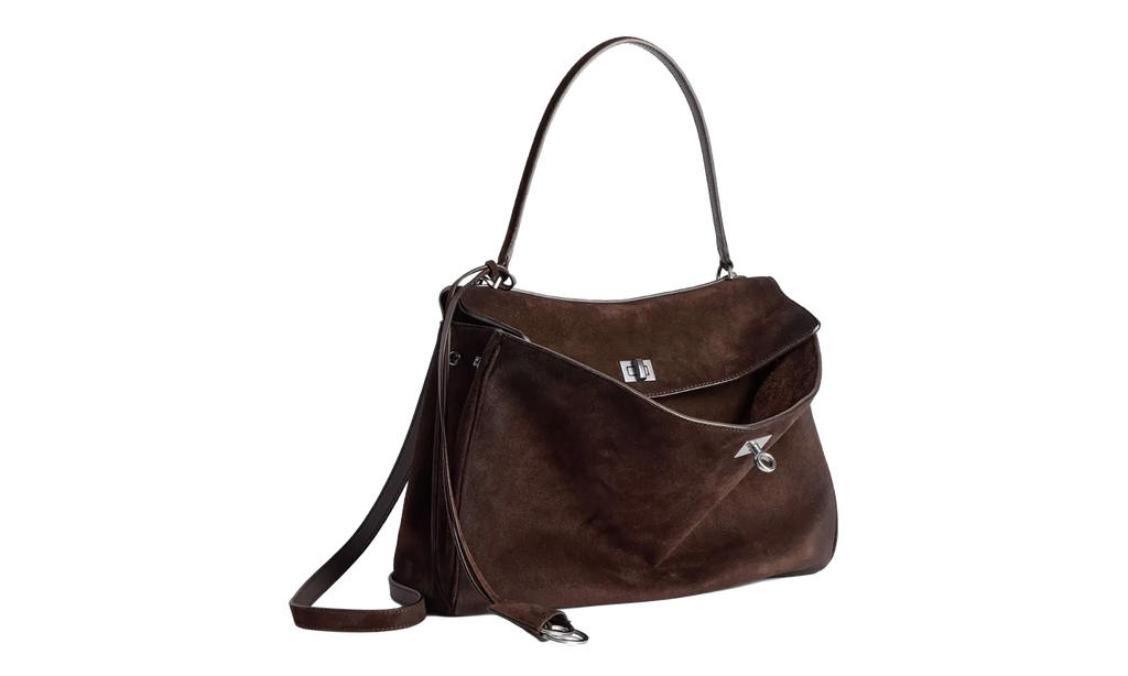 Balenciaga Medium Rodeo Top Handle Bag "Light Espresso" 789772 2AB4G 2308