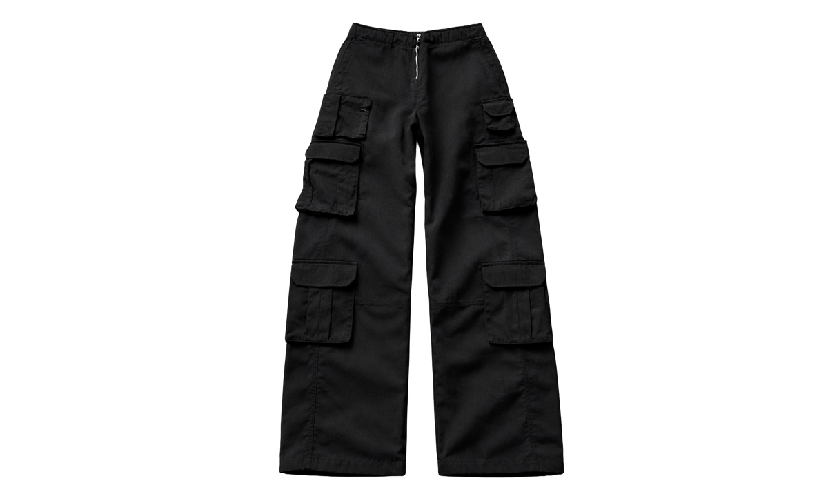 Allyn Nylon Mid Rise Cargo Pants WMNS "Black" KITH97