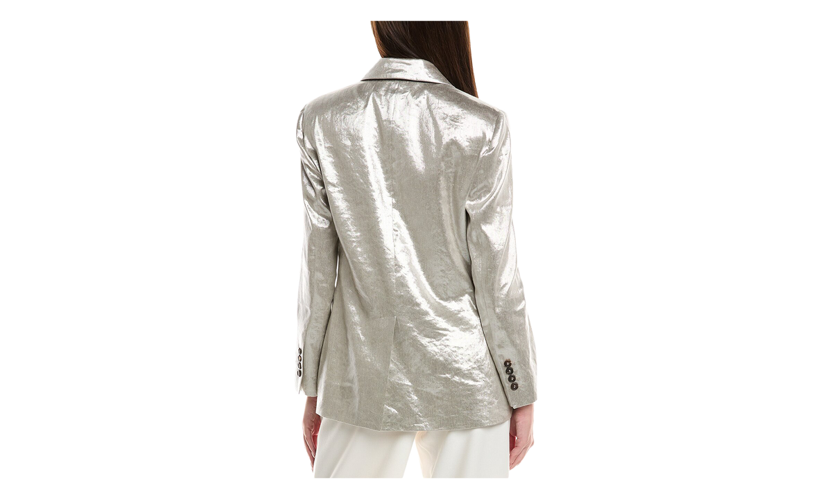 Brunello Cucinelli Linen Blazer WMNS "Silver" BRUN1367