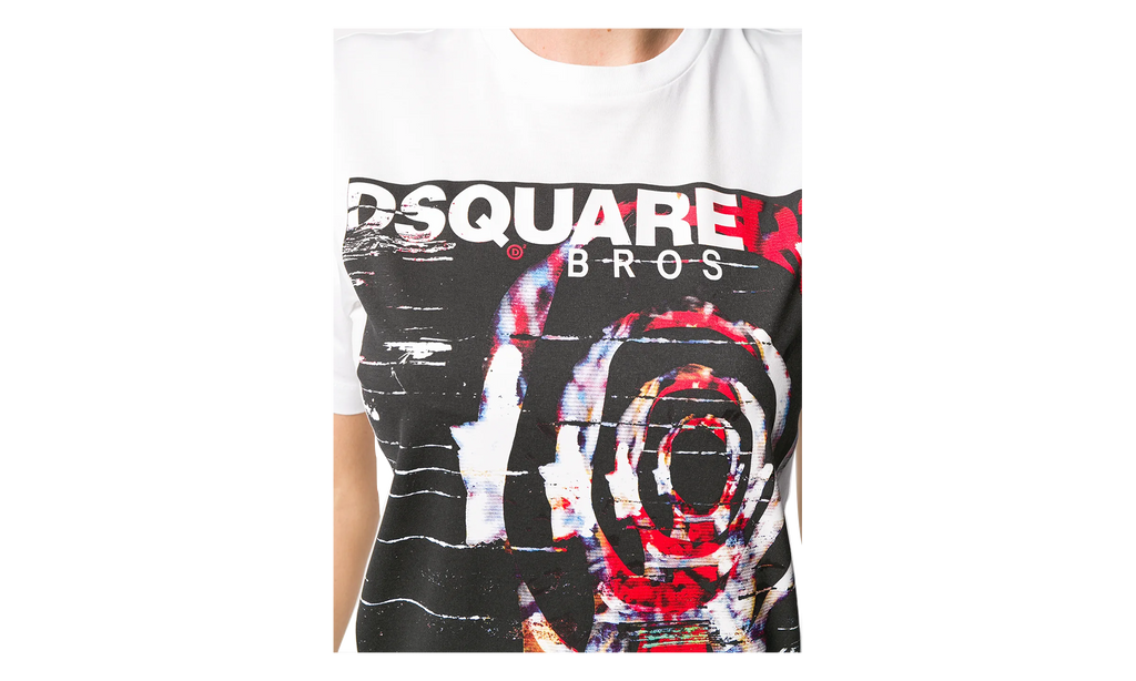 Dsquared2 Logo Graphic T-Shirt "White" S72GD0166-S22844-100