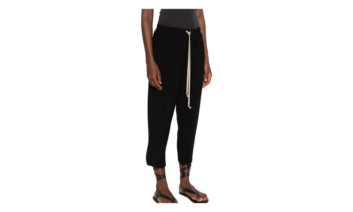 Rick Owens Drawstring Astaires Cropped Pants WMNS "Black" RP02F5303 HY 09