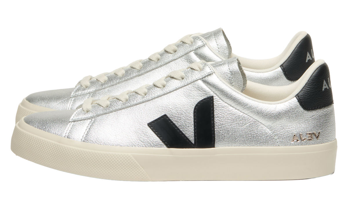 Veja Campo Leather WMNS "Silver Black" CP0520786A390