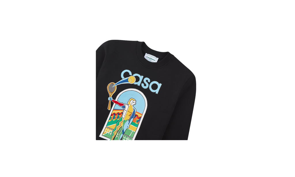 Casablanca Le Jeu Colore Sweatshirt "Black" MS24 JTP 001 01