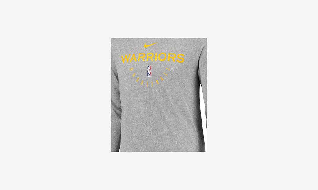Nike NBA Golden State Warriors Long Sleeve Tee "Grey" AR5748 063