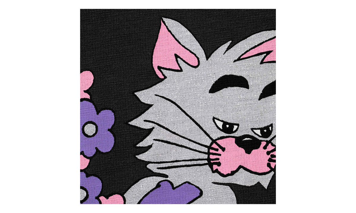 SUPREME Glitter Cat S/S Shirt "FW26 - Black" SU28452